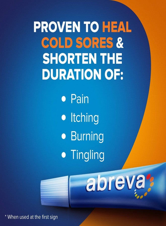 Abreva 10 Percent Docosanol Cold Sore Treatment, Treats Your Fever Blister in 2.5 Days - 0.07 oz Tube x 2 - Image 5